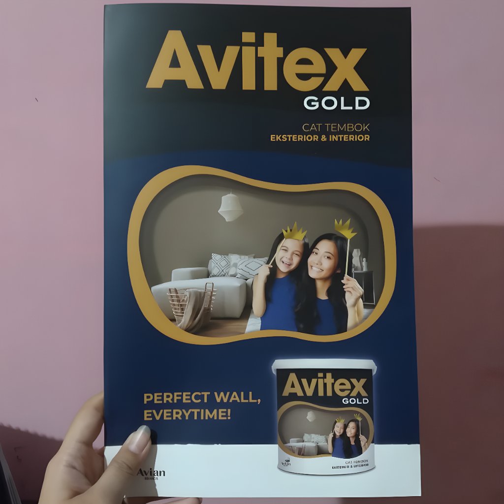 Katalog Cat Tembok Avitex Gold, Kartu Warna Cat Avitex Gold