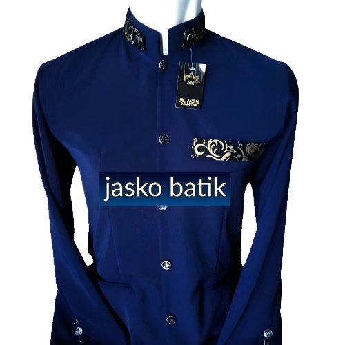 JASKO LIS BATIK BAHAN HIGH TWIS ADEM KOKO PRIA PREMIUM LENGAN PANJANG