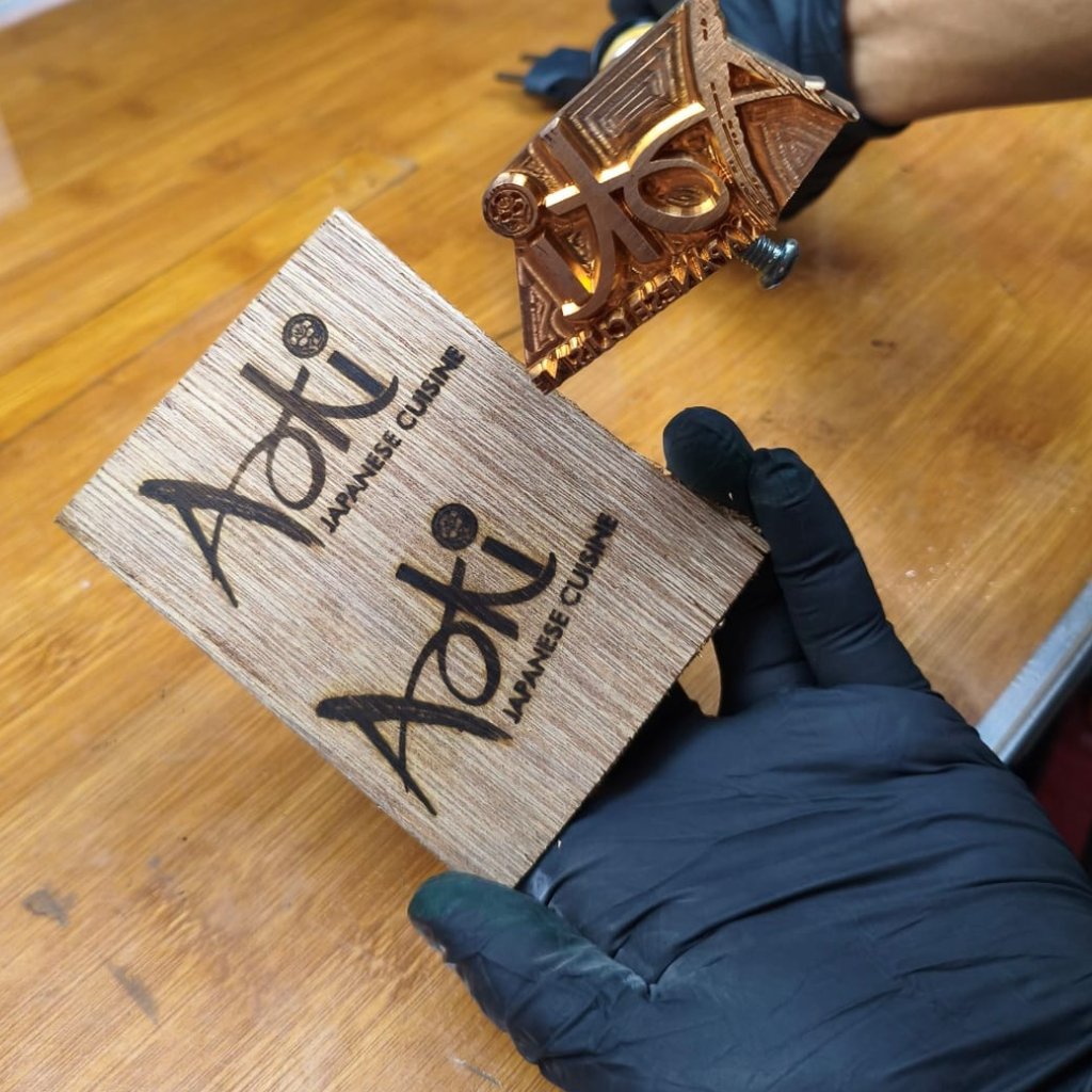 Jual Stempel Bakar Kayu Ban Kelapa Hot Stamp Elektrik Stempel Emboss Stempel Panas