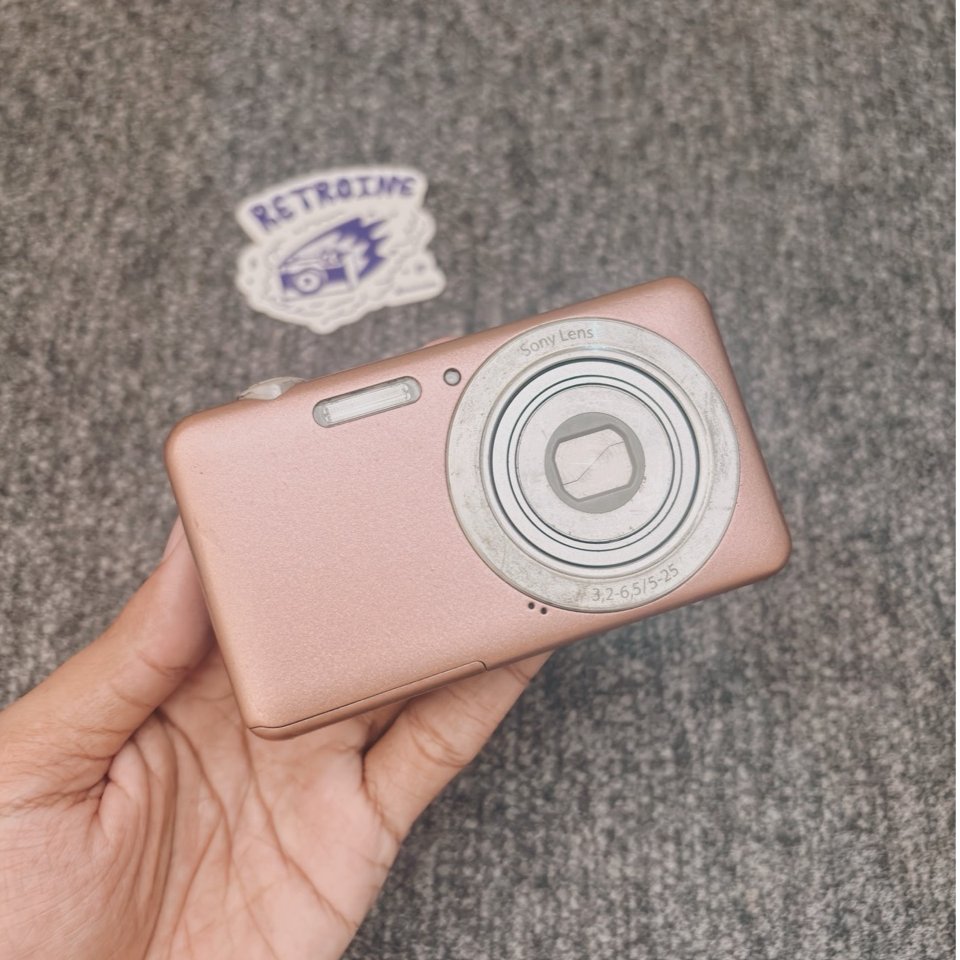 Digicam Kamera Pocket Digital Sony Cybershot DSC-W710 in soft pink