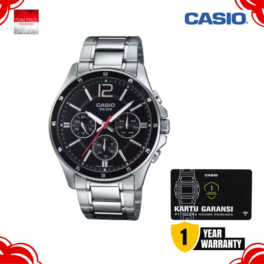 CASIO DIGITAL MTP-1374D-1AVDF / CASIO DIGITAL MTP1374D-1AV ORIGINAL & GARANSI