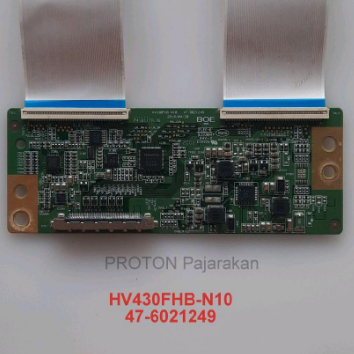Tikon layar TV 43" BOE HV430FHB-N10  47-6021249 LCD panel Timing Control Board Akari Tcon 45LN4600L 
