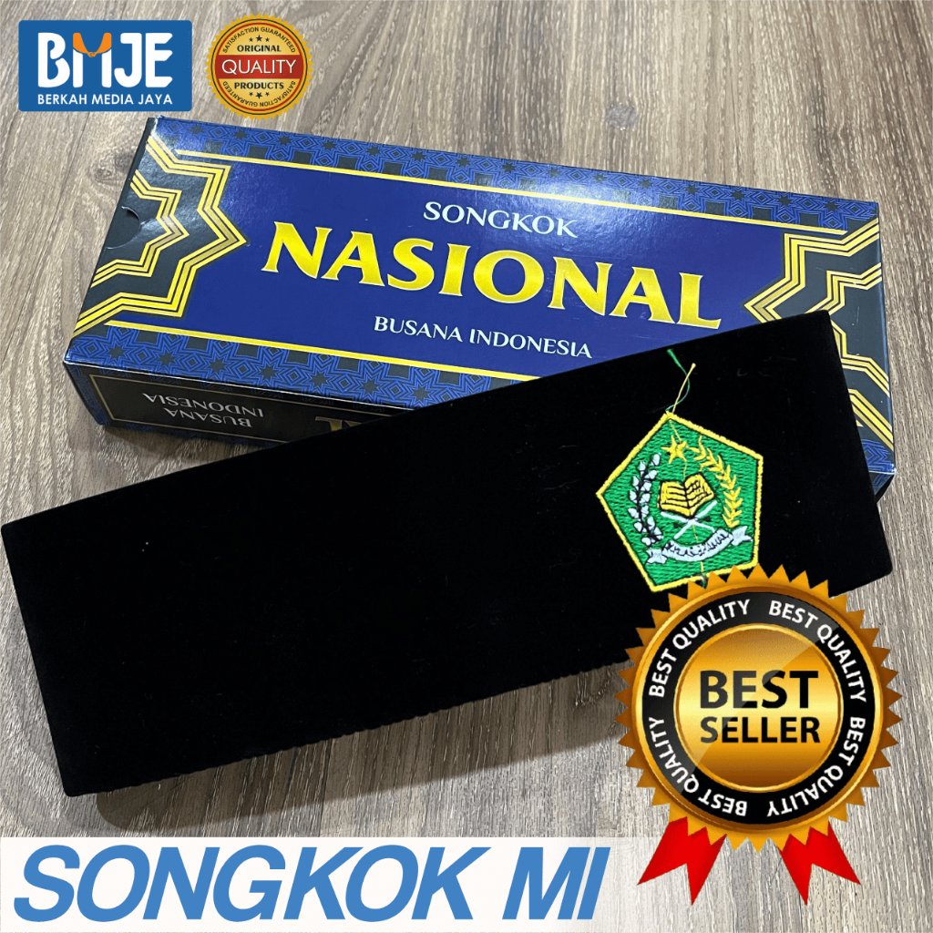 PECI BORDIR LOGO CUSTOM SONGKOK BORDIR