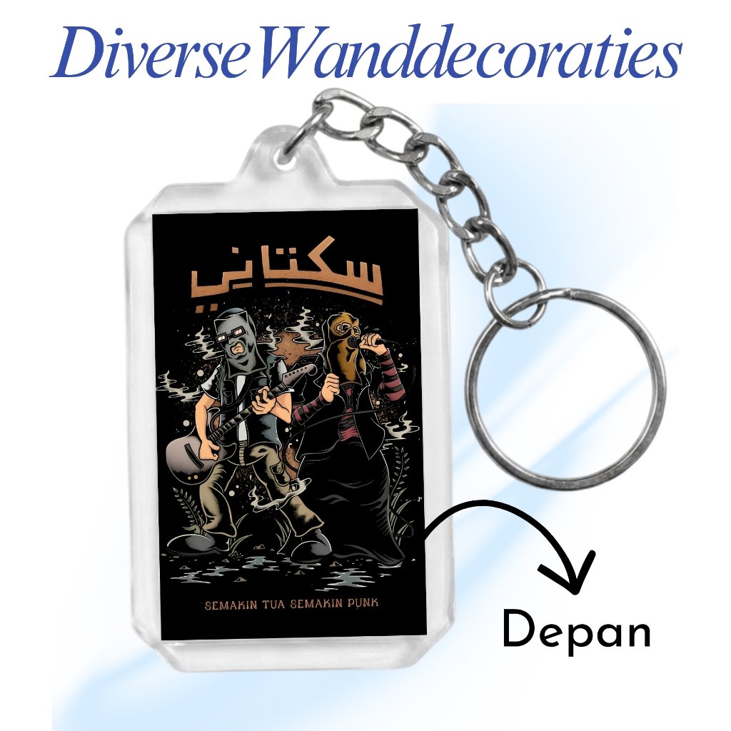 Keychain Akrilik 2 Sisi SUKATANI V3 - Gantungan Kunci Akrilik SUKATANI V3 - Ganci Akrilik SUKATANI V