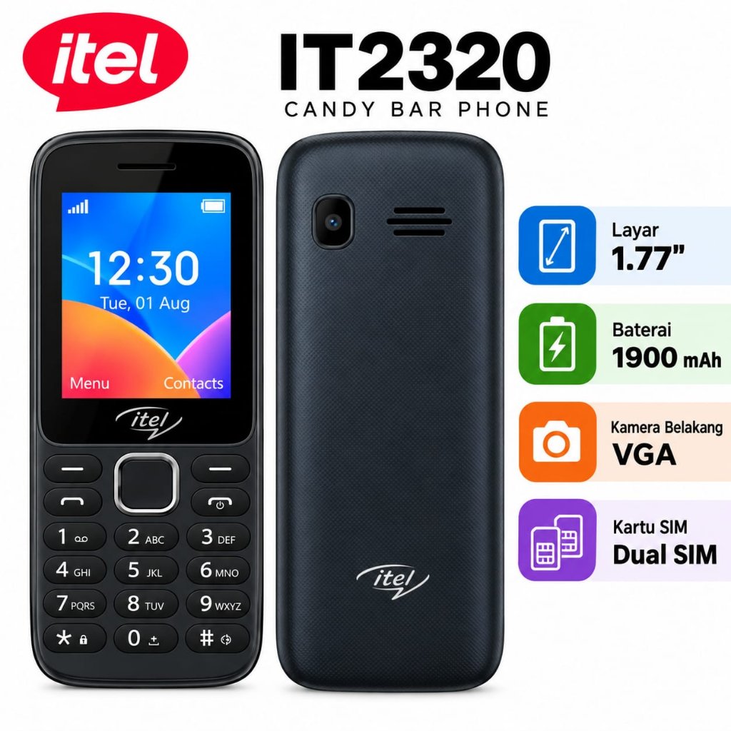 ITEL Candy Bar IT2320