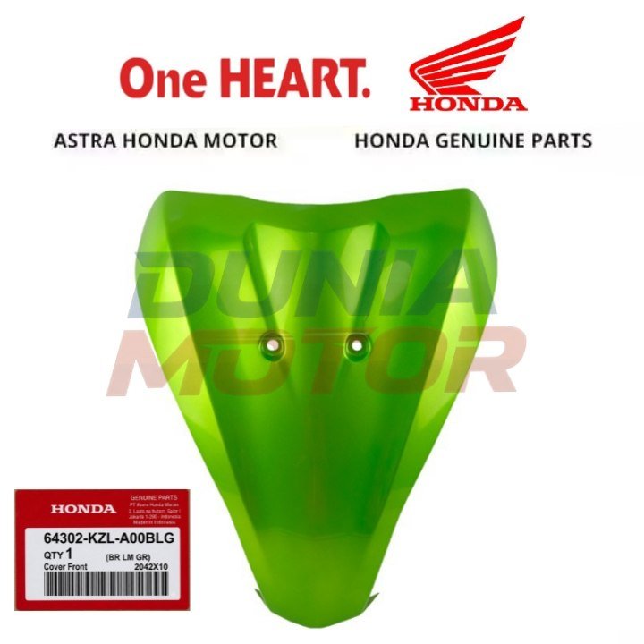 Cover Tutup Tameng Depan Hijau Green Motor Spacy Karburator Karbu Carburator Carbu 64302KZLA00BLG 64