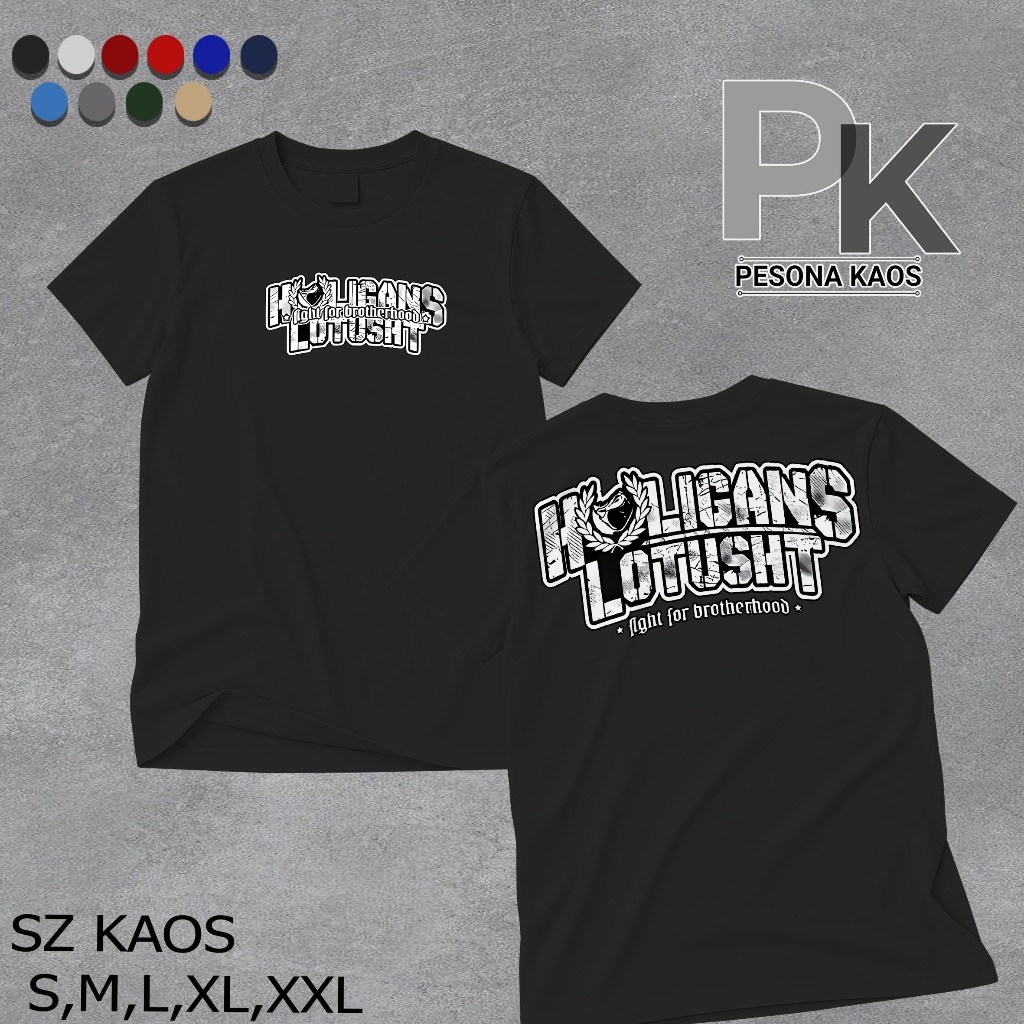 KAOS HOOLIGANS | KAOS SUPPORTER | SABLON DTF KAOS HOOLIGANS TERBARU