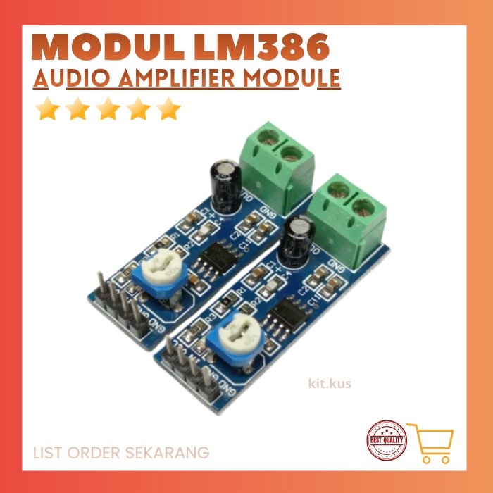 LM386 Modul Audio Amplifier Mono Mini 5V LM386 LM 386 module