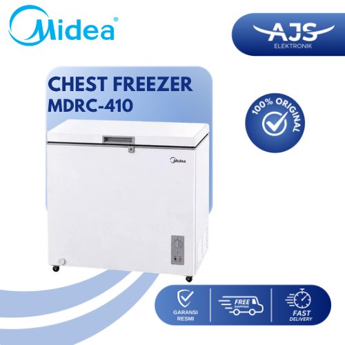 Midea MDRC410FZG01ID Chest Freezer / Freezer Box Inverter Quattro [300 Liter] MDRC 410 FZG01ID