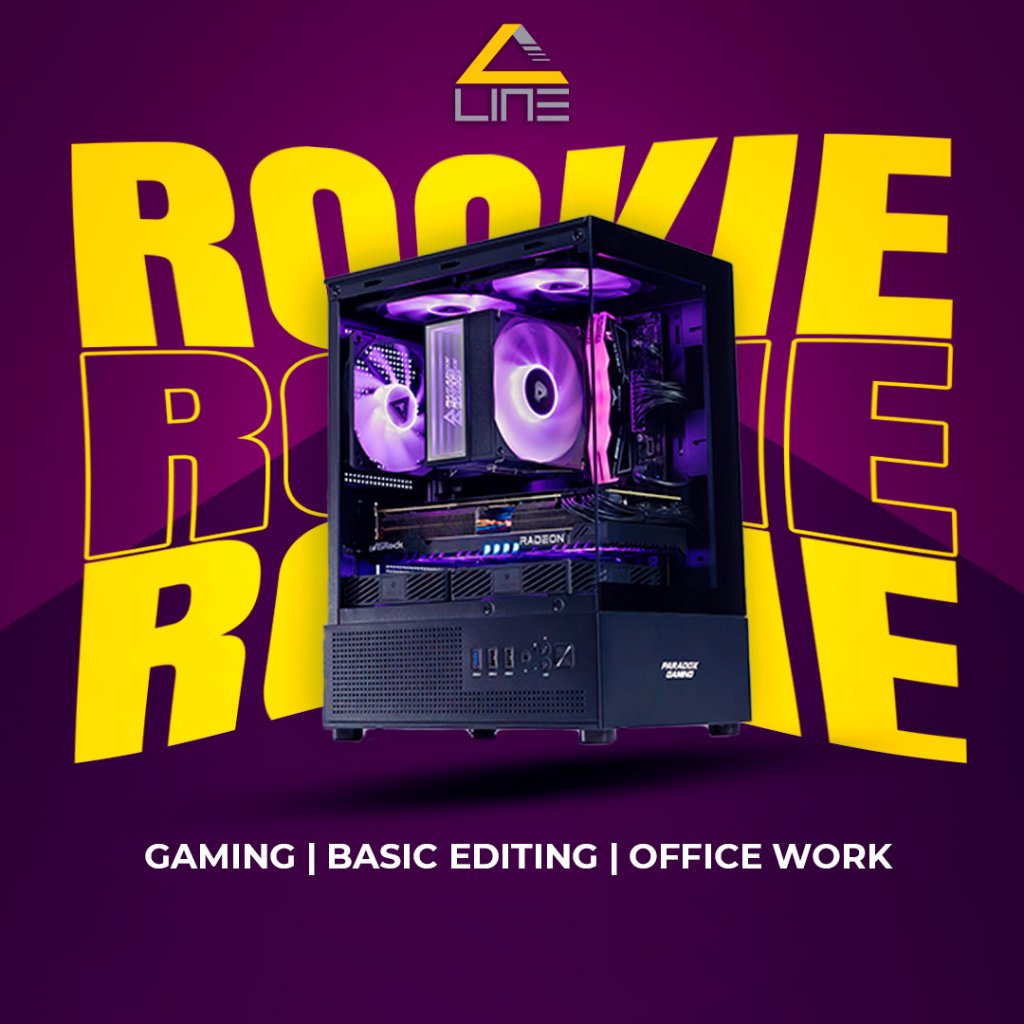 Paket PC GAMING "The Rookie" AMD Ryzen 3 3200G/3400G Ryzen 5 5500GT/5600GT 16GB DDR4 256GB - PC Gami