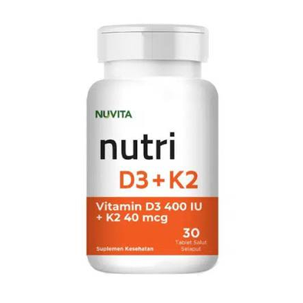 Nuvita Nutri D3+K2 - Suplemen Vitamin D3 K2