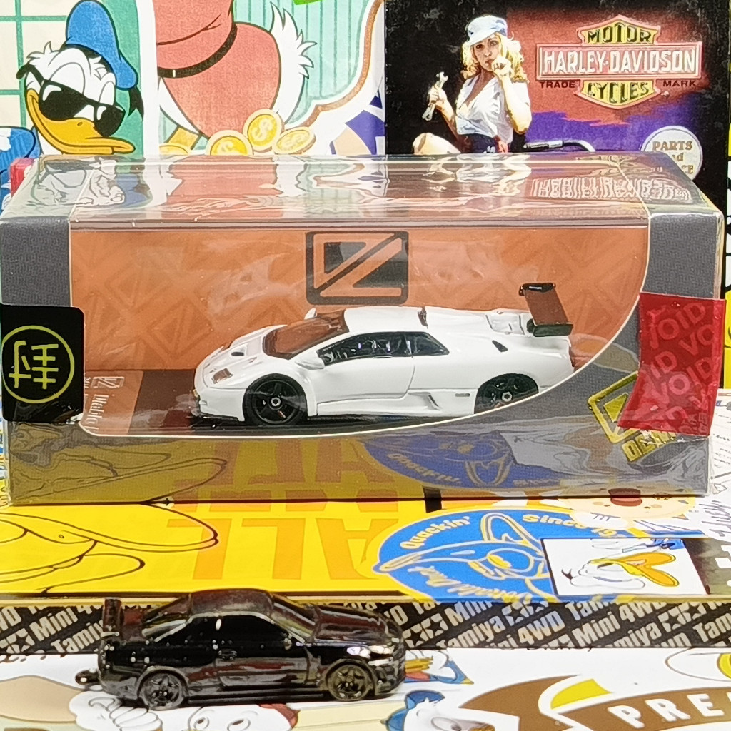 DCM Lamborghini Diablo GTR white 1 of 500 diecast 1 64