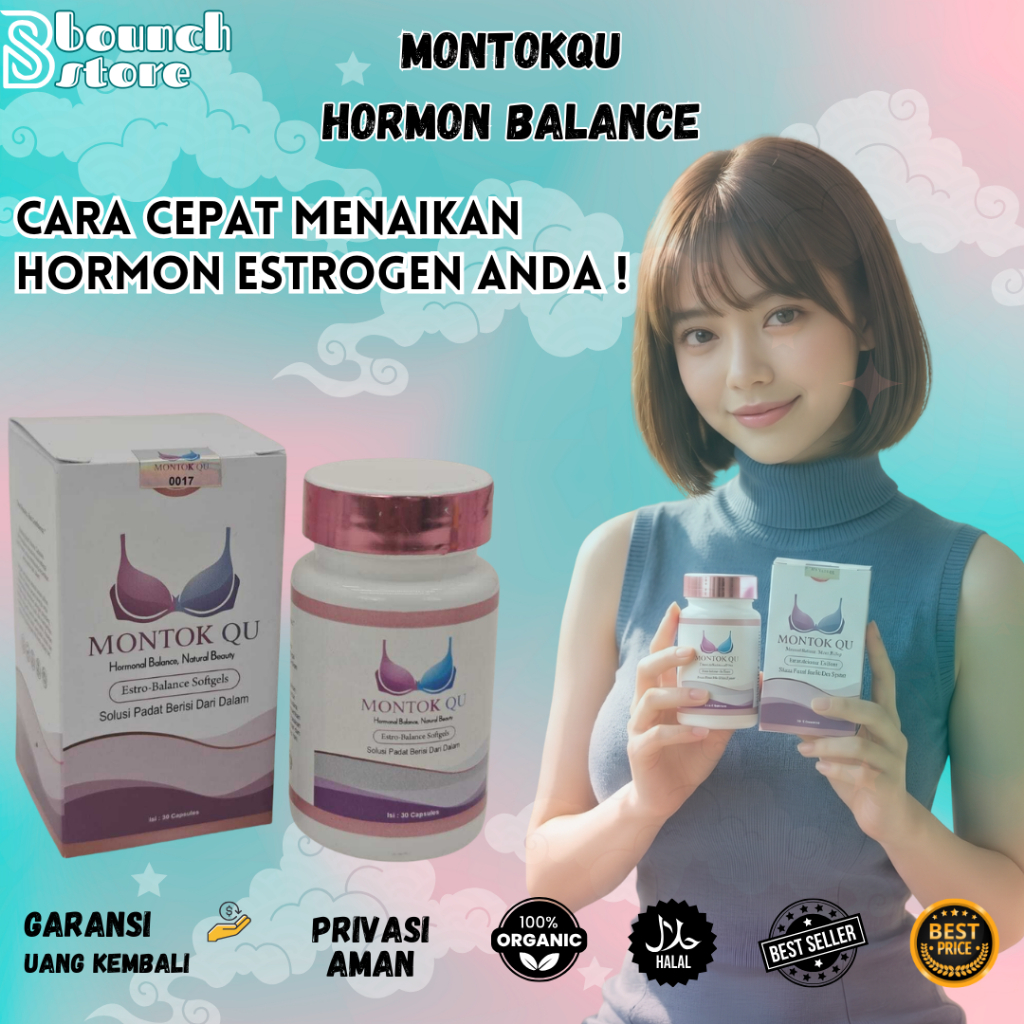Suplemen Pembesar Payu darah Pengencang Payu udara Alami Hormon Estrogen MONTOKQU