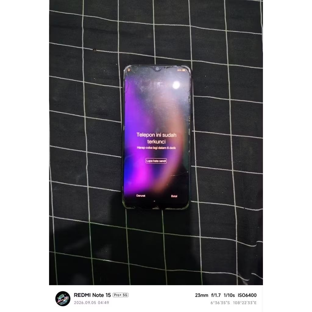 HANDPHONE VIVO Y91 MINUS BELAS SECOND NORMAL RAM 2/32