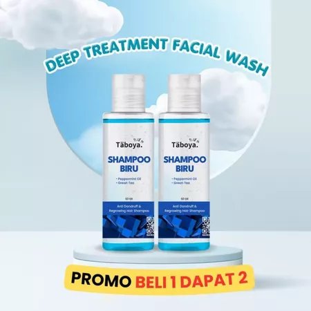 BUY ONE GET ONE  ]Taboya Shampoo Biru