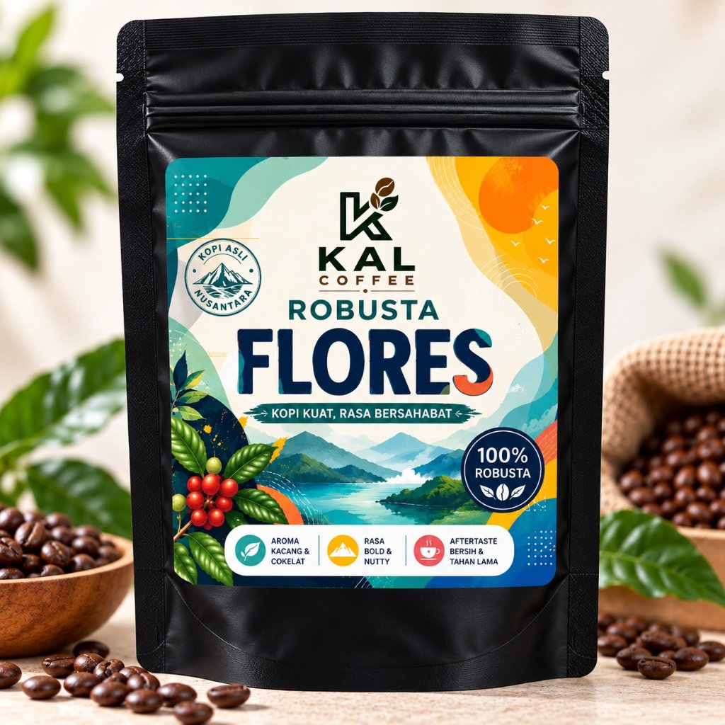 Biji Kopi Robusta Flores Bajawa