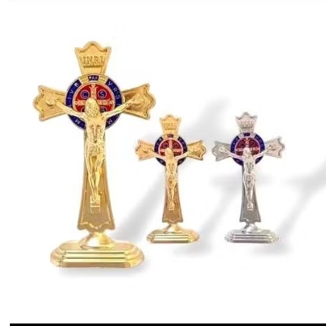 Pajangan Salib Benediktus 8cm - Salib Mobil Benediktus