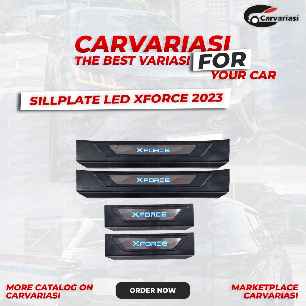 SILLPLATE XFORCE 2023 LED SILL PLATE XFORCE 2023 LED BLUE