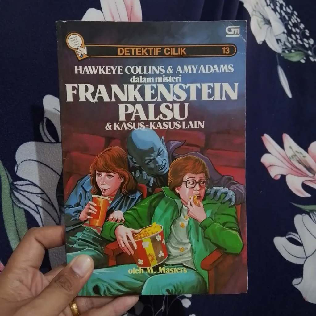 Buku Novel Gramedia Serial Detektif Cilik Hawkeye Collins dan Amy Adams Nomor 13 dalam Kasus Franken
