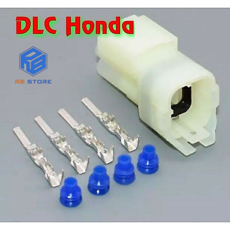 SOKET DLC HONDA 4 PIN MALE SOKET DLC RESET SOKET DLC SHORT CONNECTOR DLC ECM
