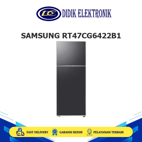 SAMSUNG RT47CG6422B1 KULKAS 2 PINTU INVERTER 465L RT47 6422B1