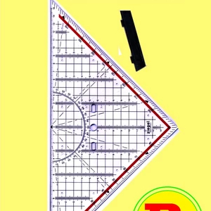Ziegel Rotring Penggaris Segitiga pegangan besar 32 cm Original Germany