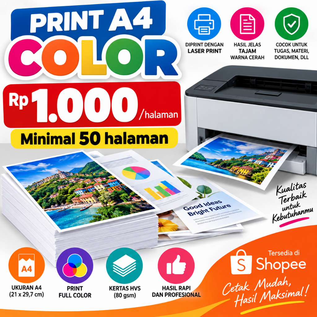 PRINT COLOR LASERJET A4