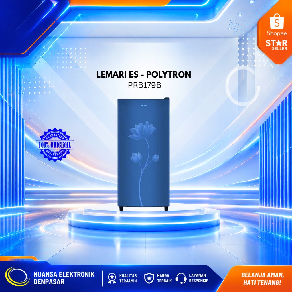 LEMARI ES / KULKAS POLYTRON PRB179B / PRB179R / PRB179Y - NUANSA ELEKTRONIK DENPASAR