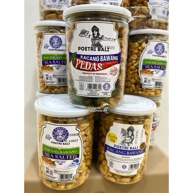 KACANG KAPRI BAWANG TOPLES / KACANG BALI BAWANG POETRI BALI