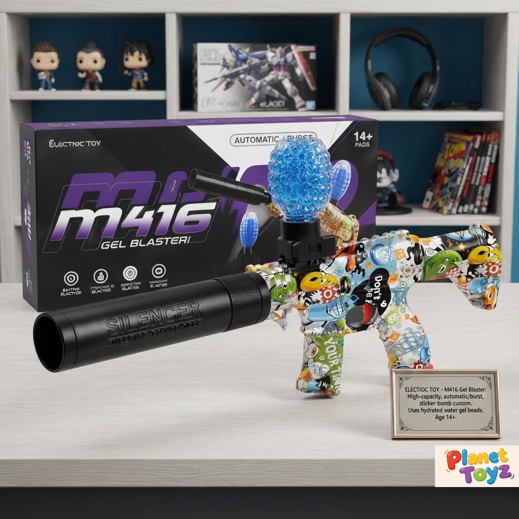Planet Toyz - Mainan Anak Water Gel M416 Elektrik Anak