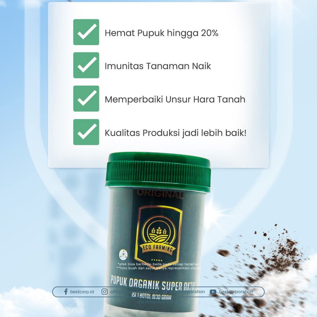 Eco Farming - Eco Farming Original - Eco Farming - Pupuk Tanaman
