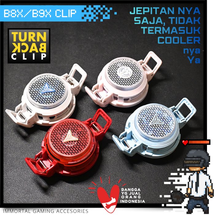 [IM] Back Clip Penjepit untuk Cooler Flydigi B8X dan Funcooler Flidigi B9X