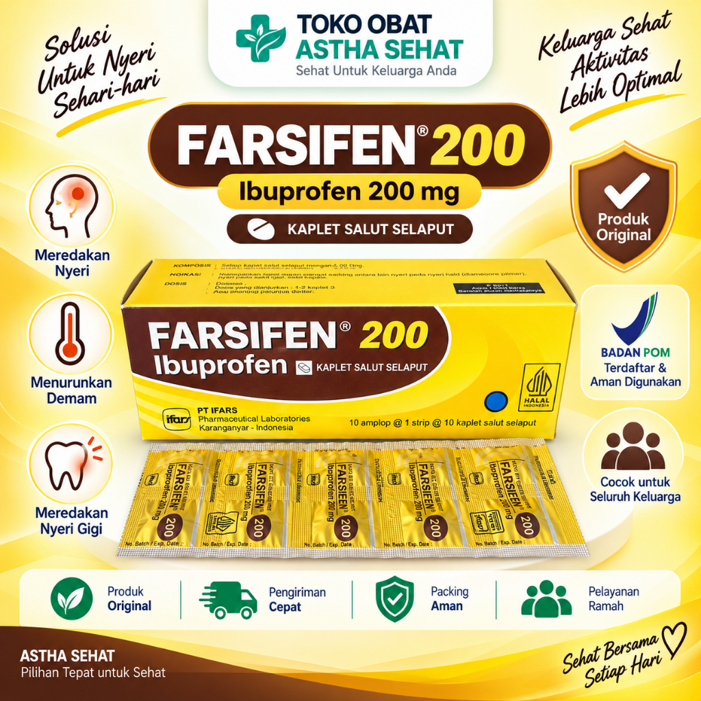 FARFISEN 200MG ONE STRIP