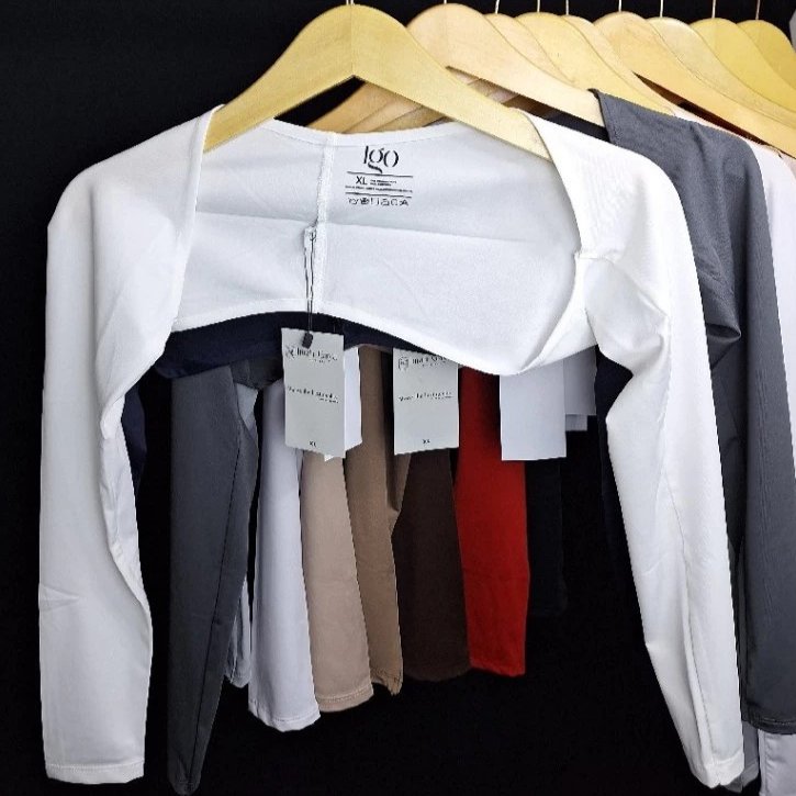 Igo Manset Tangan Sambung Bolero Spandek Jersey Premium Licin Ukuran Standart Dan Jumbo Manset Sport