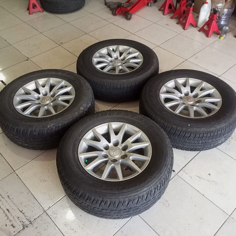 VELG MOBIL PAJRO R17 VELG MOBIL BEKAS COPOTAN PAJERO RING 17 VELG ONLY