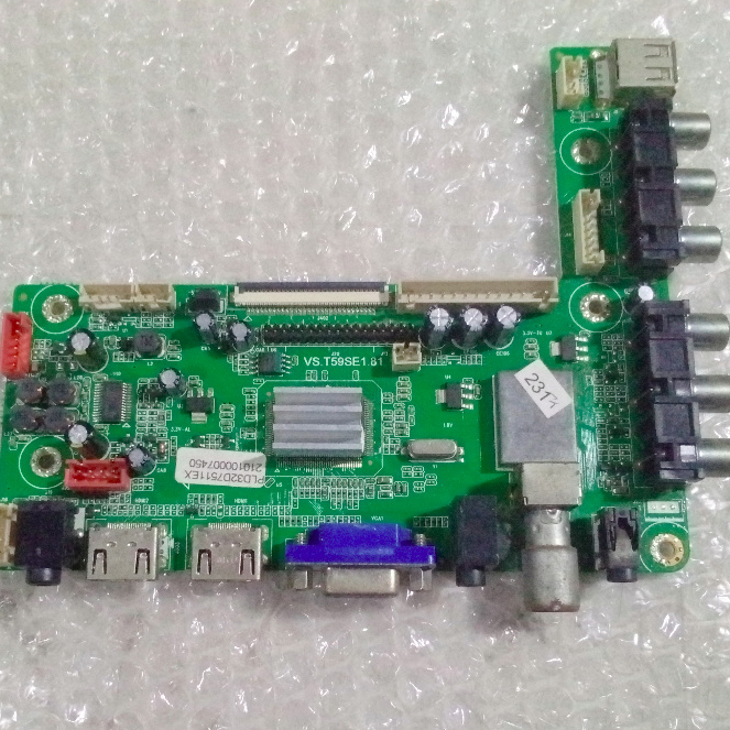 MB - Mainboard TV LED Polytron 32 PLD 32D7511/EX - VS.T59SE1.81