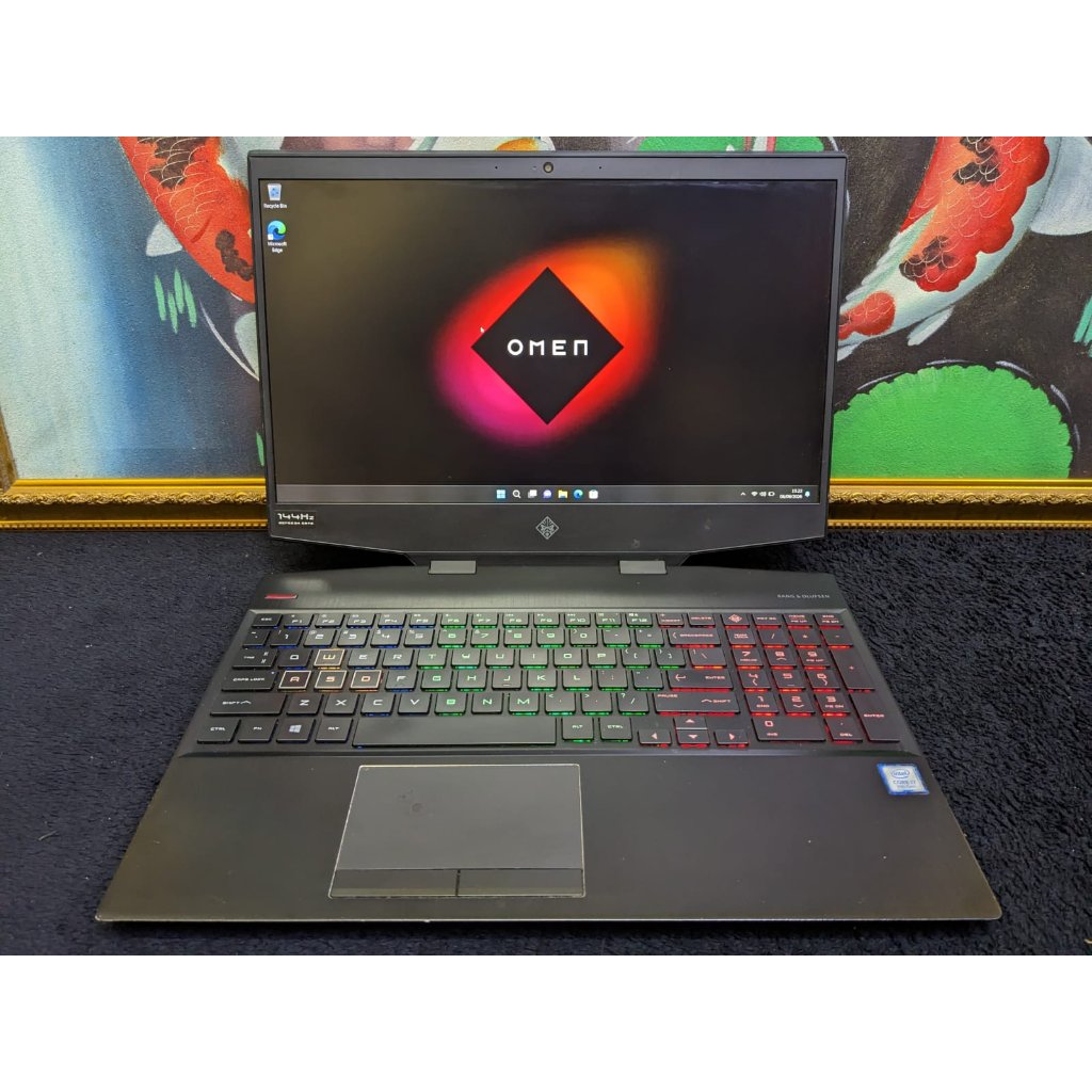 Laptop Gaming HP Omen 15 Core i7 Gen 9 8/256 RTX 2060 6GB 144Hz