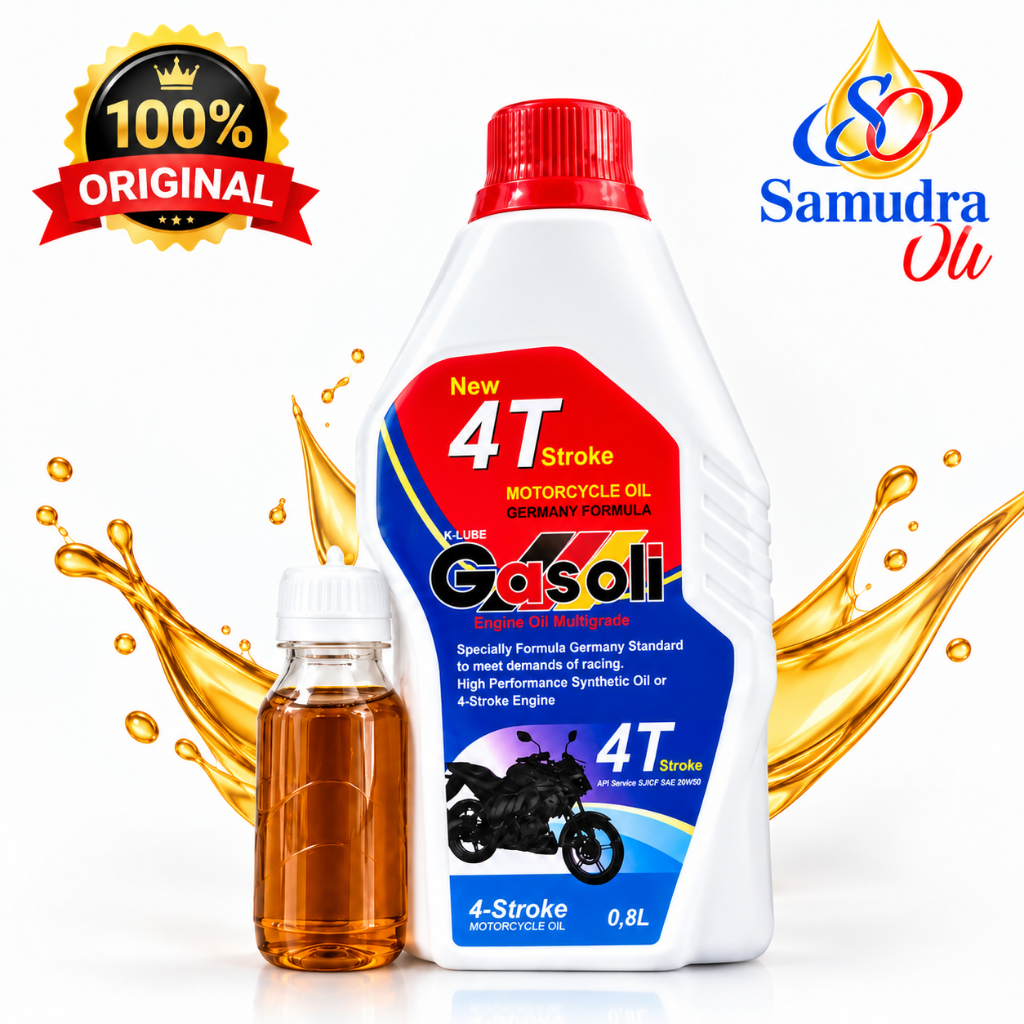 Oli Motor Gasoli 4T Stroke 0,8L (SAE 20W-50 / API SJ/CF)