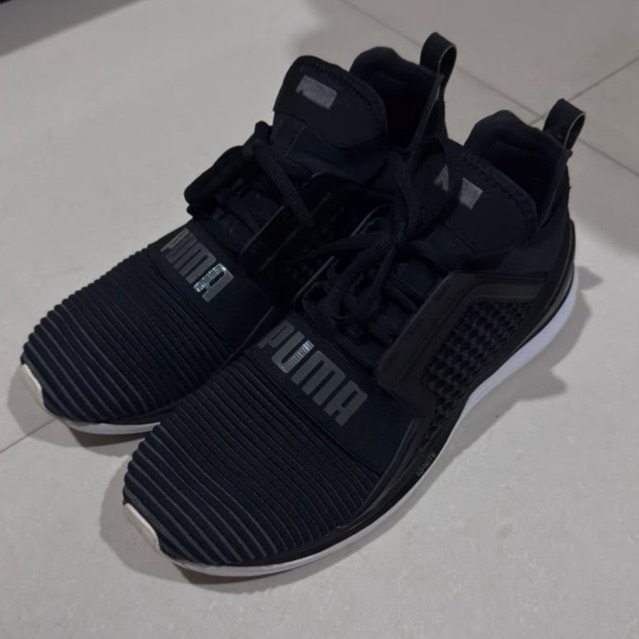 SEPATU PUMA IGNITE Limitless Wave Black Hitam Second original running shoes lari UK 9.5