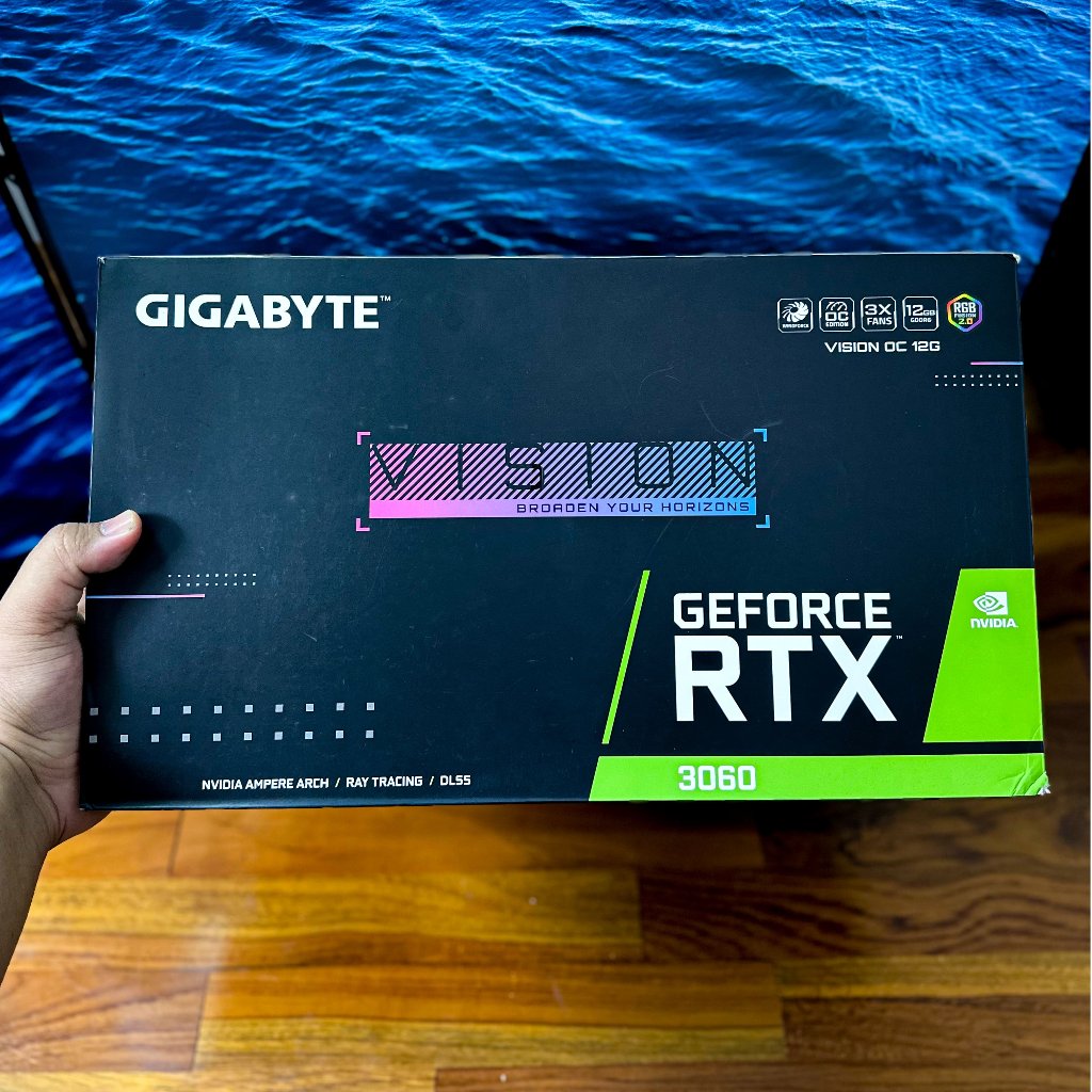 GIGABYTE RTX 3060 VISION OC 12GB GDDR6 Triple Fan