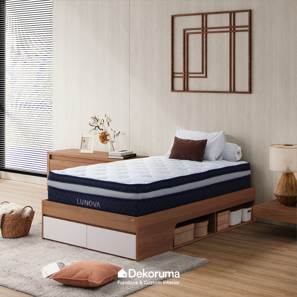 Dekoruma LUNOVA ADAPTICOOL Pro Kasur / Kasur Tidur Latex Memory Foam / Kasur Memory Foam & Latex Coo