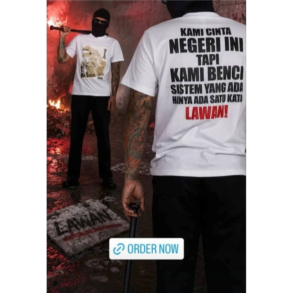 Tshirt Jeruji Punk HC