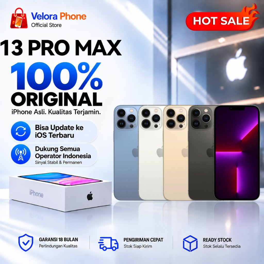 iPhone 13 Pro / 13 Pro Max Second Normal 13 Pro Max 128GB 256GB Inter 100% Original Kondisi Perfect