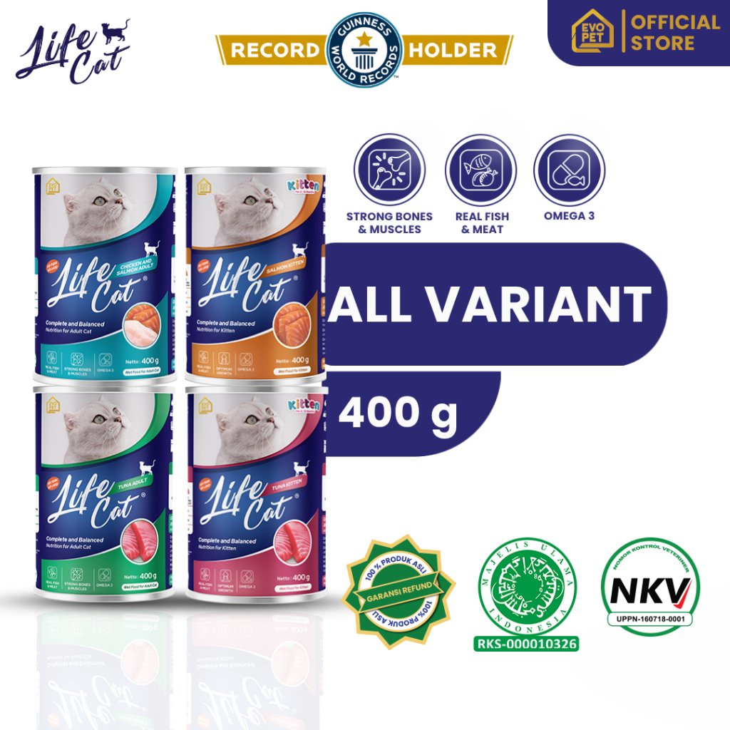 LIFE CAT KALENG 400GR