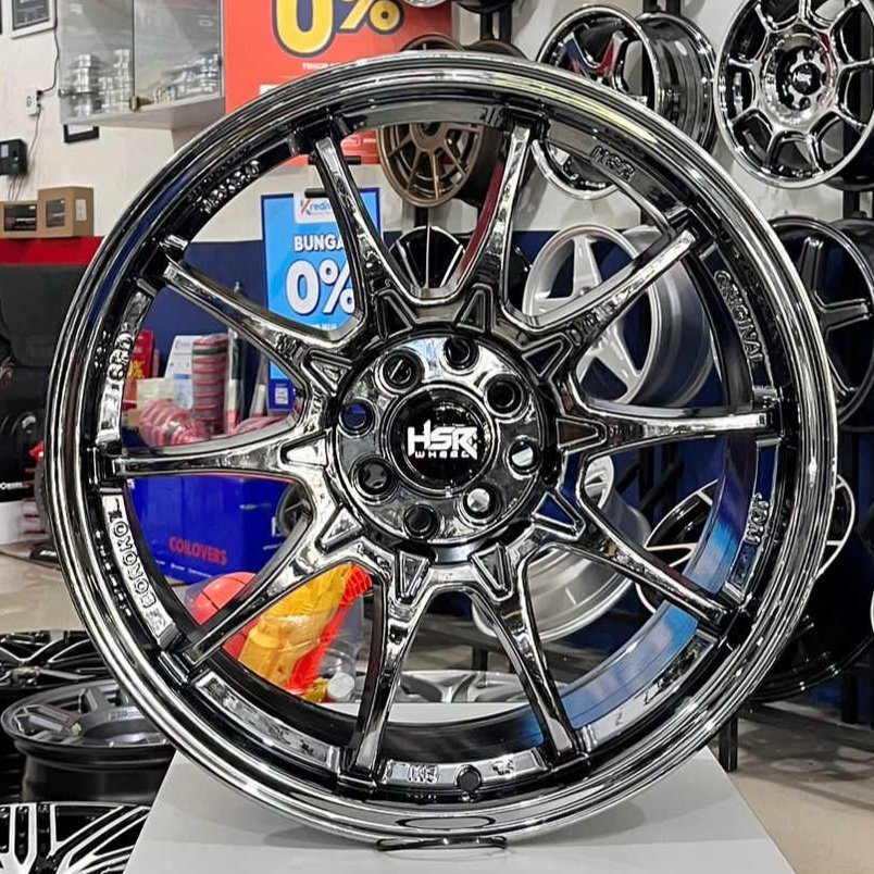 Velg Mobilio, Vios R18 Boroko Srd 4X100 4X114,3 Et42 Black Chrome