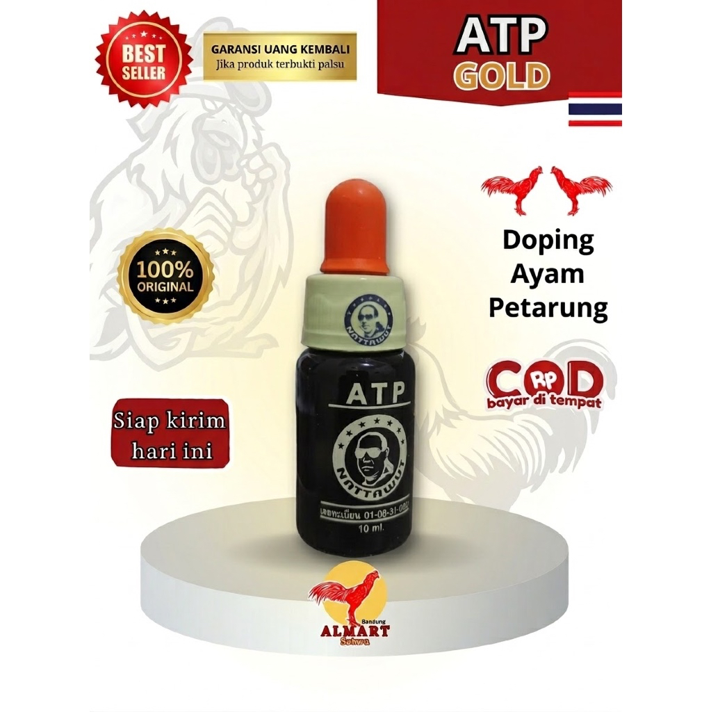 Doping Ayam ATP Nattawut Menguatkan Pukulan Ayam original