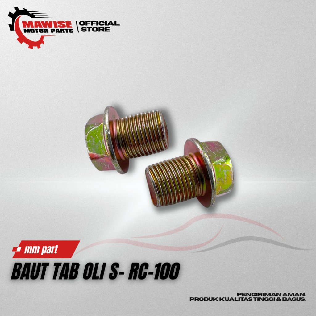 BAUT TAB TAP OLI PEMBUANGAN MESIN BAWAH SUZUKI RC 100