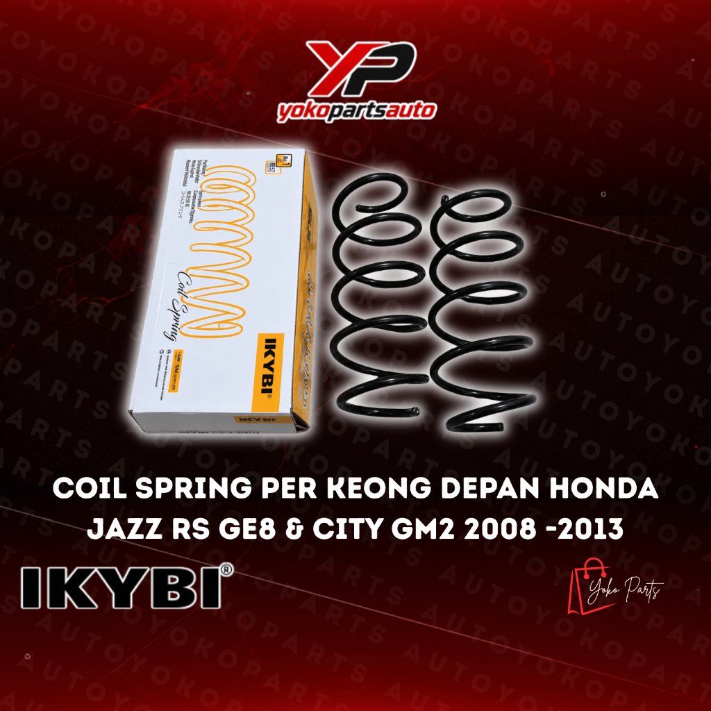 Coil Spring Per Keong Depan Honda Jazz RS GE8 & City GM2 2008 -2013 IKYBI
