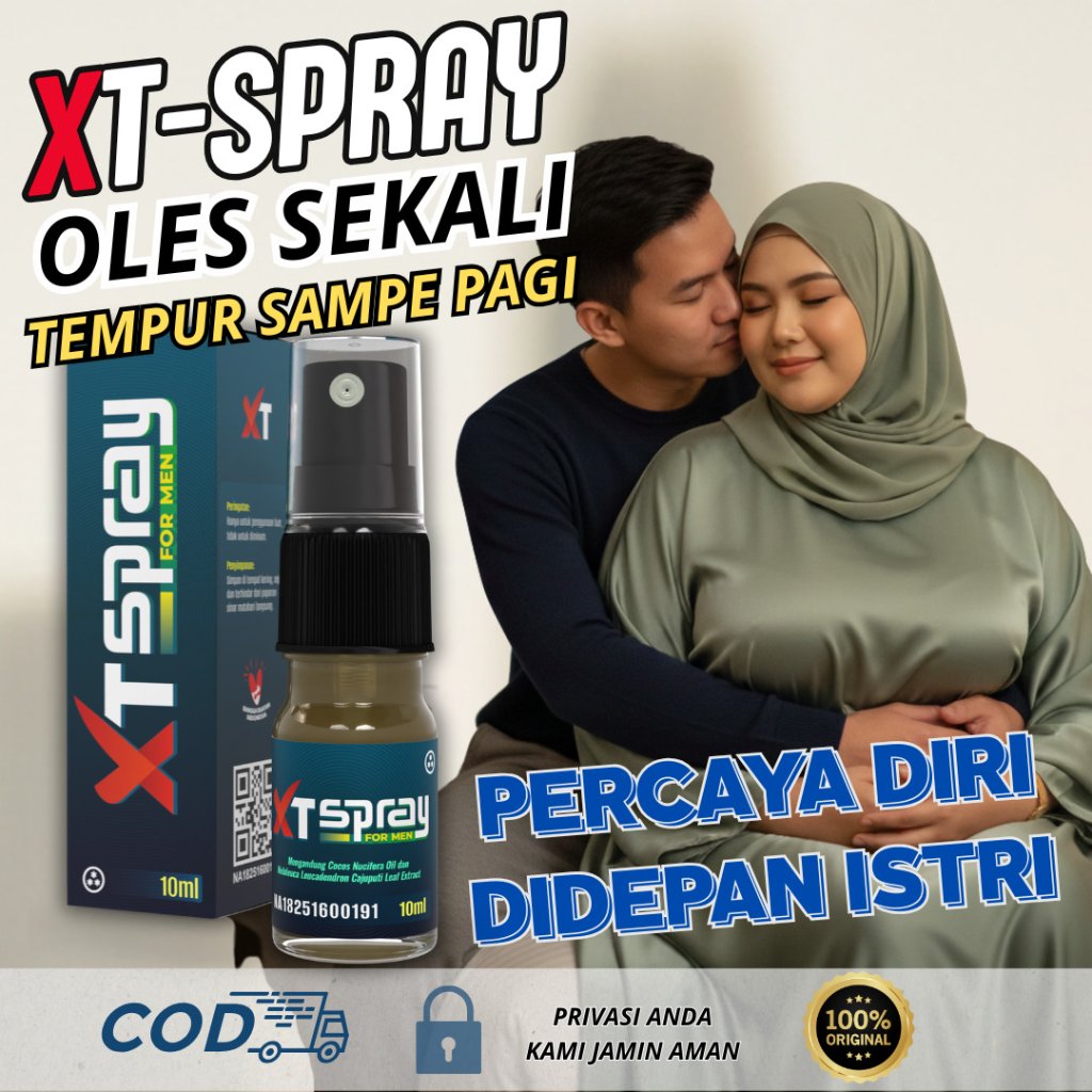 XT Spray ( BPOM ) Obat kuat pria tahan lama 10 ml