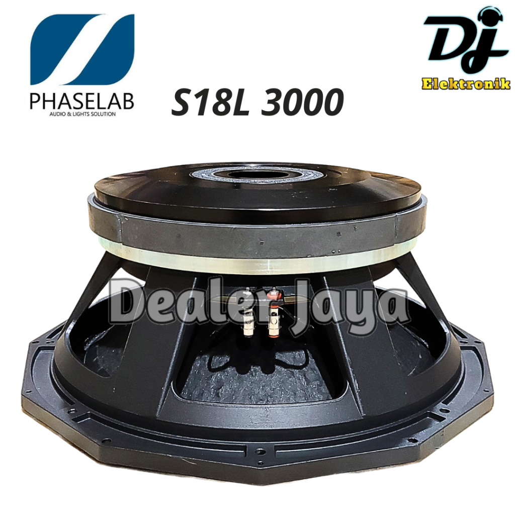 Speaker Komponen Phaselab / Phase Lab S18L3000 / S18 L3000 / S 18 L 3000 - 18 inch